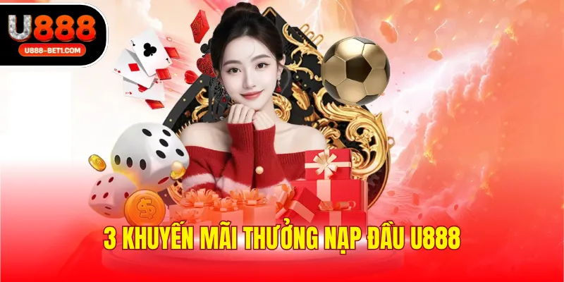 3 khuyến mãi thưởng nạp đầu U888